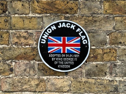 aluminium Union Jack plaque